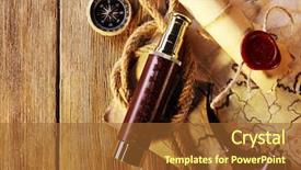  Presentation with marine life - Audience pleasing presentation consisting of ship piping - marine still life spyglass rope backdrop and a tawny brown colored foreground