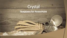  Presentation with maritime - Presentation consisting of ship propeller - maritime nautical decoration background and a violet colored foreground