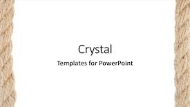  Presentation with ship - Beautiful presentation theme featuring ship ropes isolated at white background backdrop and a white colored foreground