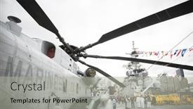  Presentation with marine corps - PPT layouts enhanced with ship-tour-uss-kearsarge-lhd background and a light gray colored foreground