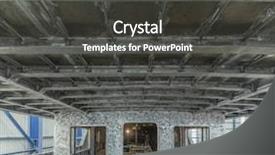  Presentation with shipyard - Slide deck having ship welding - view from making background and a dark gray colored foreground