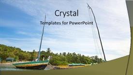  Presentation with bahia - Cool new PPT layouts with shiping - sail boat in the amazon backdrop and a light blue colored foreground