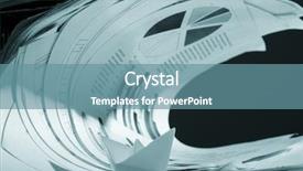  Presentation with tsunami - PPT theme enhanced with shipping diagram - business concept paper boat background and a seafoam green colored foreground