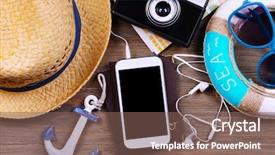  Presentation with ticket - Cool new slides with ships planes - preparing for travel reservation ticket backdrop and a violet colored foreground