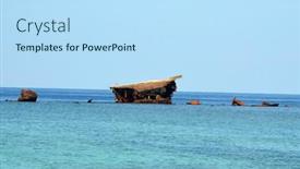  Presentation with egypt - Amazing slides having shipwreck-at-gordon-reef backdrop and a sky blue colored foreground