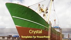  Presentation with shipyard - Theme enhanced with shipyard background and a  colored foreground