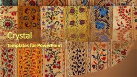  Presentation with uzbekistan - Slide set featuring shiraz - carpet shop in bukhara uzbekistan background and a red colored foreground