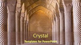  Presentation with mosque iran - Presentation having shiraz-iran-december-26-2015 background and a  colored foreground