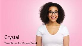  Presentation with stress and body - Slide set featuring shirt and glasses over pink background and a lemonade colored foreground