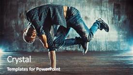  Presentation with old man - Beautiful PPT layouts featuring shirt and jeans break backdrop and a dark gray colored foreground