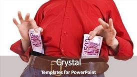  Presentation with jeans - Beautiful presentation theme featuring shirt and jeans with money backdrop and a  colored foreground