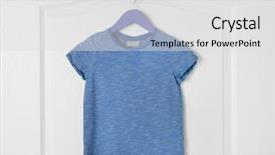  Presentation with hanging rope pictures white - Theme featuring shirt hanging on white door background and a  colored foreground