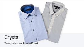  Presentation with monarch butterfly isolated on white - Beautiful PPT theme featuring shirt isolated on the white backdrop and a  colored foreground