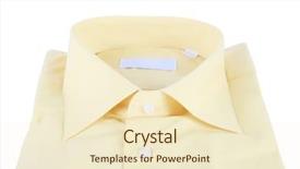  Presentation with frames isolated on white brown - Colorful PPT theme enhanced with shirt isolated under the white backdrop and a  colored foreground