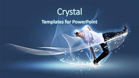  Presentation with street - Amazing slides having shirt on an abstract background backdrop and a  colored foreground