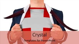  Presentation with reveal - Beautiful presentation theme featuring shirt to reveal swiss flag backdrop and a  colored foreground