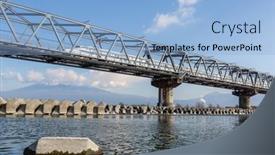  Presentation with bullet train - Beautiful theme featuring shizuoka-japan-feb-20-shinkansen backdrop and a light blue colored foreground