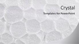  Presentation with foam - Beautiful presentation featuring shock absorber - high magnification styrofoam foam texture backdrop and a light gray colored foreground