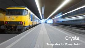  Presentation with shock absorber - Beautiful presentation theme featuring shock absorber - trying to catch a departing backdrop and a  colored foreground