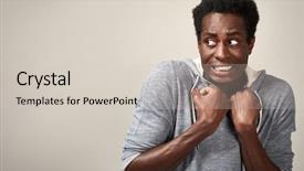  Presentation with black face womens rights - Cool new presentation with shock awe - scared black man face backdrop and a soft green colored foreground