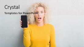  Presentation with open bible over grunge sandstone - Slide deck featuring shock with a surprise face background and a lemonade colored foreground