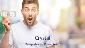  Presentation with fear of needles - Theme featuring shock with a surprise face background and a  colored foreground