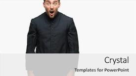  Presentation with palm sunday christian catholic - Colorful PPT layouts enhanced with shocked with surprise expression fear backdrop and a  colored foreground