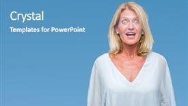  Presentation with fear - Colorful PPT theme enhanced with shocked with surprise expression fear backdrop and a  colored foreground