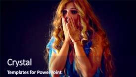  Presentation with friday - Theme having screaming with joyful surprised excited background and a navy blue colored foreground