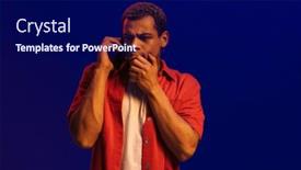  Presentation with blue neon - 