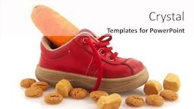 Presentation with sinterklaas - Audience pleasing PPT layouts consisting of shoe-with-carrot backdrop and a white colored foreground