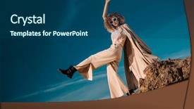  Presentation with curly hair - Theme having shoes free - charming young girl with curly background and a  colored foreground