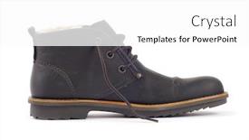  Presentation with shoes - Audience pleasing PPT layouts consisting of shoes-isolated-on-white-background backdrop and a white colored foreground