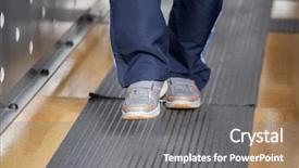  Presentation with senior fitness - Amazing slide set having shoes nurses - low section of senior man backdrop and a gray colored foreground