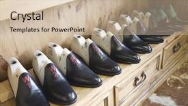  Presentation with traditional - Theme having two silhouettes of friends under a roof on a rainy day with the wet sidewalk and pavement white sky background shadows misty dark background and a dark gray colored foreground