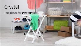  Presentation with women - Cool new theme with shoes rack - women wardrobe close-up backdrop and a  colored foreground