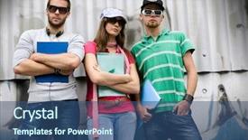  Presentation with graffiti - Amazing presentation theme having  backdrop and a  colored foreground