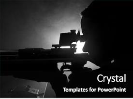 Shooting With Air Rifle Gun PPT template 56 | CrystalGraphics