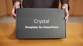  Presentation with hardware computer - PPT layouts having shop-assistant-showing-a-blank background and a gray colored foreground