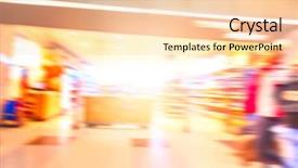  Presentation with airport - Amazing theme having shop in airport - defocused background backdrop and a lemonade colored foreground