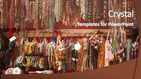  Presentation with craft - Theme having shop tibetan market delhi india background and a tawny brown colored foreground