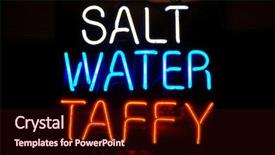  Presentation with candy shop - Amazing PPT layouts having shop window advertising salt water backdrop and a wine colored foreground