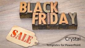  Presentation with friday - PPT layouts consisting of shoping - black friday sale banner background and a mint green colored foreground
