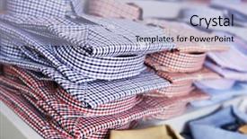  Presentation with theme - Audience pleasing PPT layouts consisting of shoping sale background theme shirts backdrop and a light blue colored foreground