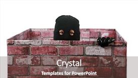  Presentation with person looking out in nature - Beautiful theme featuring shoplifting - genuine bad guy aka burglar backdrop and a  colored foreground