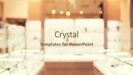  Presentation with retail store - Theme consisting of shopping and background concept - jewelry background and a cream colored foreground