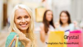  Presentation with tourism - Audience pleasing presentation design consisting of shopping and tourism concept - beautiful backdrop and a yellow colored foreground