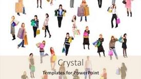  Presentation with chaos - Amazing slides having shopping chaos backdrop and a lemonade colored foreground