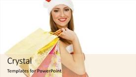  Presentation with baby jesus christmas rustic isolated - Audience pleasing PPT theme consisting of shopping christmas woman smiling isolated backdrop and a lemonade colored foreground