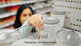  Presentation with consumerism - Amazing slide deck having shopping-consumerism-and-people-concept backdrop and a light gray colored foreground